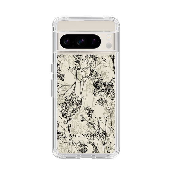 Slim Protection Case［ LAGUNAMOON - Botanical - Beige ］