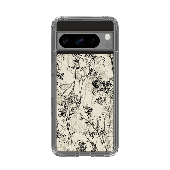 Slim Protection Case［ LAGUNAMOON - Botanical - Beige ］