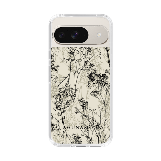 Slim Protection Case［ LAGUNAMOON - Botanical - Beige ］