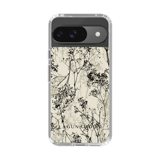 Slim Protection Case［ LAGUNAMOON - Botanical - Beige ］