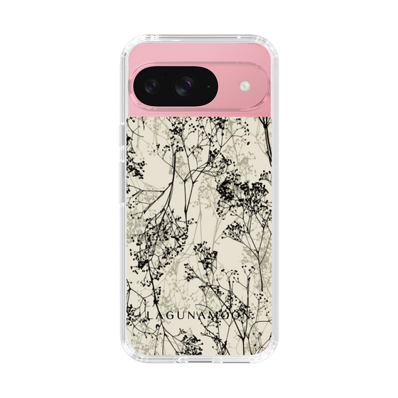 Slim Protection Case［ LAGUNAMOON - Botanical - Beige ］