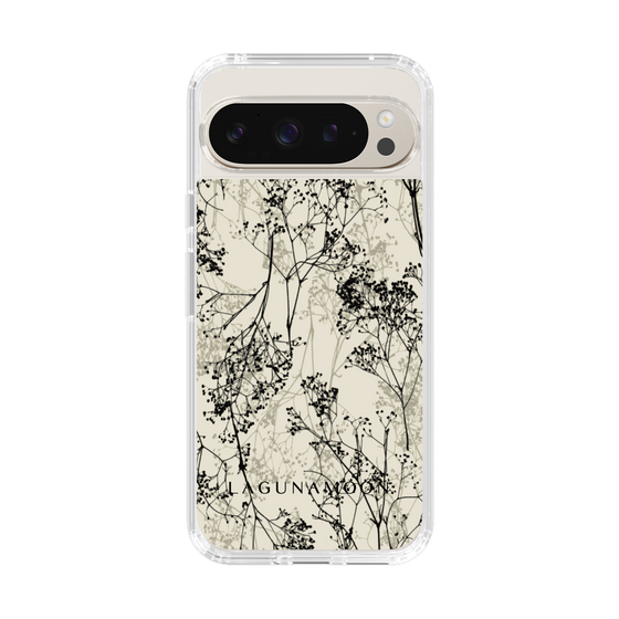 Slim Protection Case［ LAGUNAMOON - Botanical - Beige ］