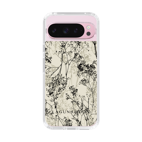 Slim Protection Case［ LAGUNAMOON - Botanical - Beige ］