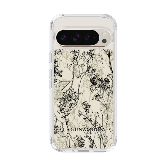Slim Protection Case［ LAGUNAMOON - Botanical - Beige ］