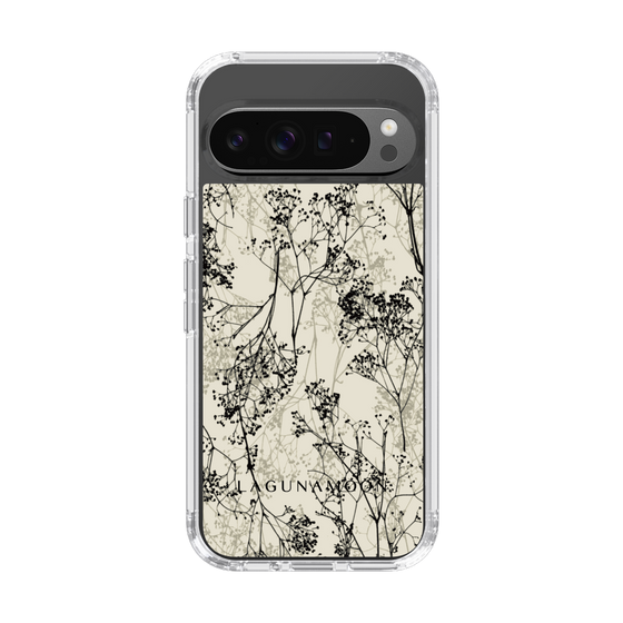Slim Protection Case［ LAGUNAMOON - Botanical - Beige ］