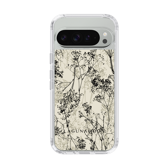Slim Protection Case［ LAGUNAMOON - Botanical - Beige ］
