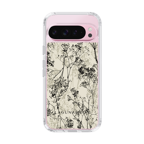 Slim Protection Case［ LAGUNAMOON - Botanical - Beige ］
