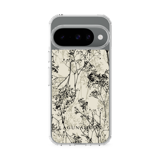 Slim Protection Case［ LAGUNAMOON - Botanical - Beige ］