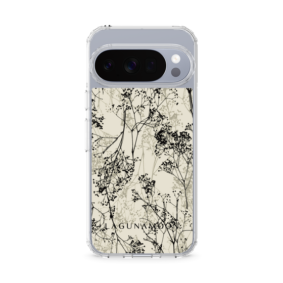 Slim Protection Case［ LAGUNAMOON - Botanical - Beige ］