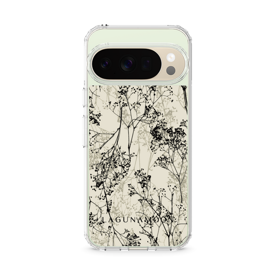 Slim Protection Case［ LAGUNAMOON - Botanical - Beige ］