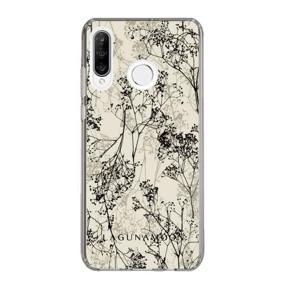 Slim Protection Case［ LAGUNAMOON - Botanical - Beige ］