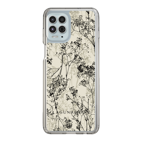 Slim Protection Case［ LAGUNAMOON - Botanical - Beige ］