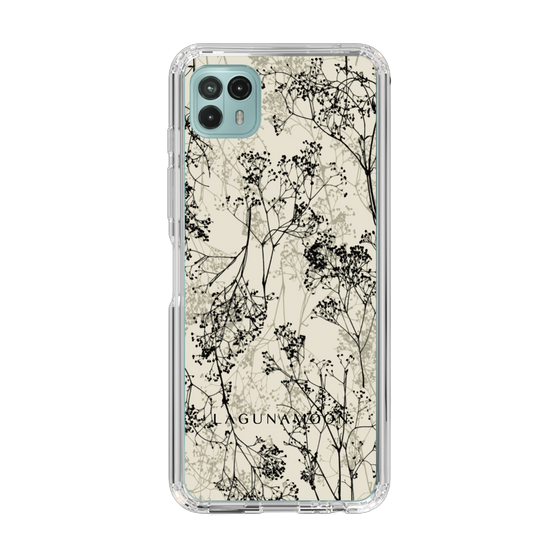 Slim Protection Case［ LAGUNAMOON - Botanical - Beige ］