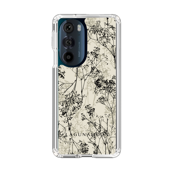 Slim Protection Case［ LAGUNAMOON - Botanical - Beige ］