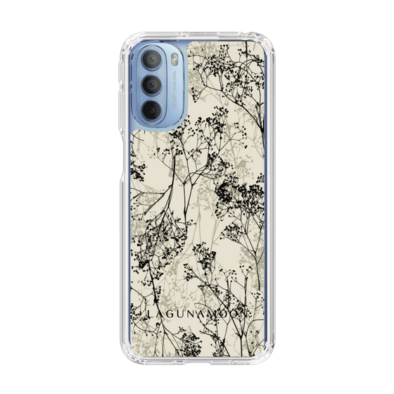 Slim Protection Case［ LAGUNAMOON - Botanical - Beige ］
