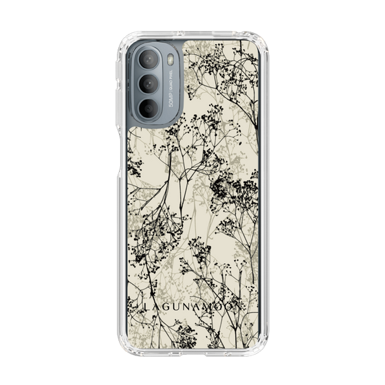 Slim Protection Case［ LAGUNAMOON - Botanical - Beige ］