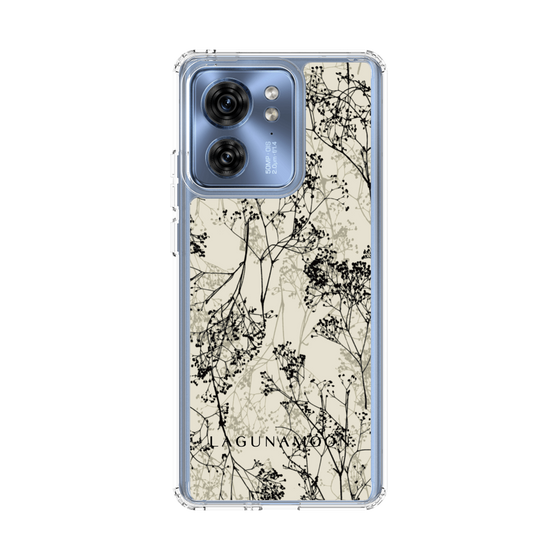 Slim Protection Case［ LAGUNAMOON - Botanical - Beige ］