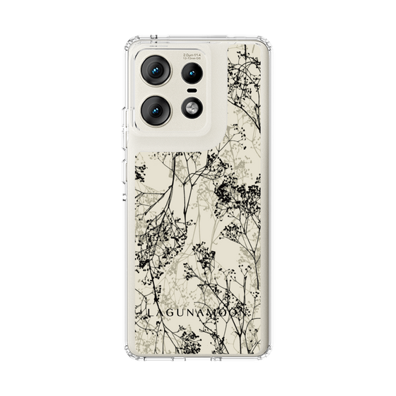 Slim Protection Case［ LAGUNAMOON - Botanical - Beige ］