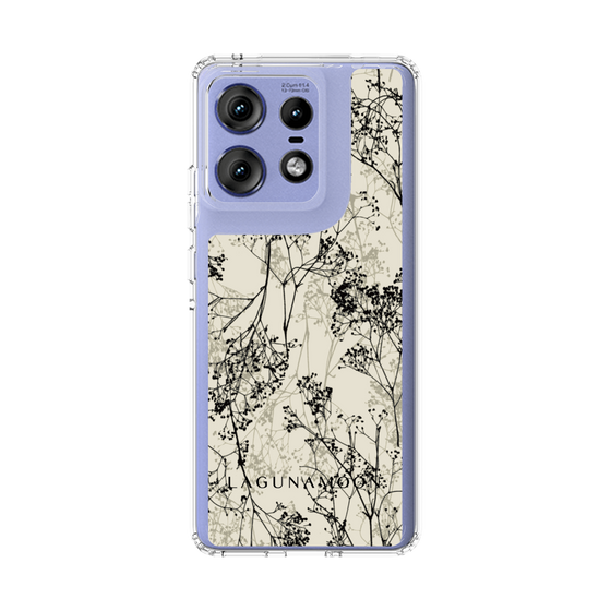 Slim Protection Case［ LAGUNAMOON - Botanical - Beige ］