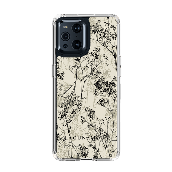Slim Protection Case［ LAGUNAMOON - Botanical - Beige ］