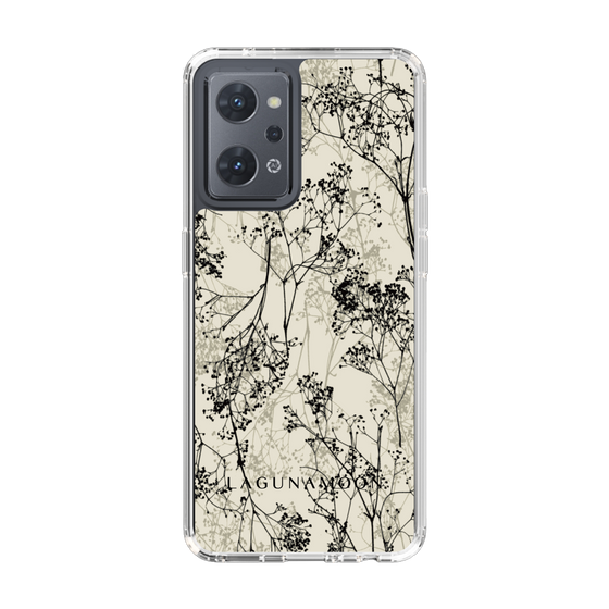 Slim Protection Case［ LAGUNAMOON - Botanical - Beige ］