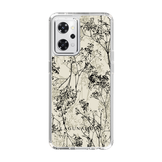 Slim Protection Case［ LAGUNAMOON - Botanical - Beige ］