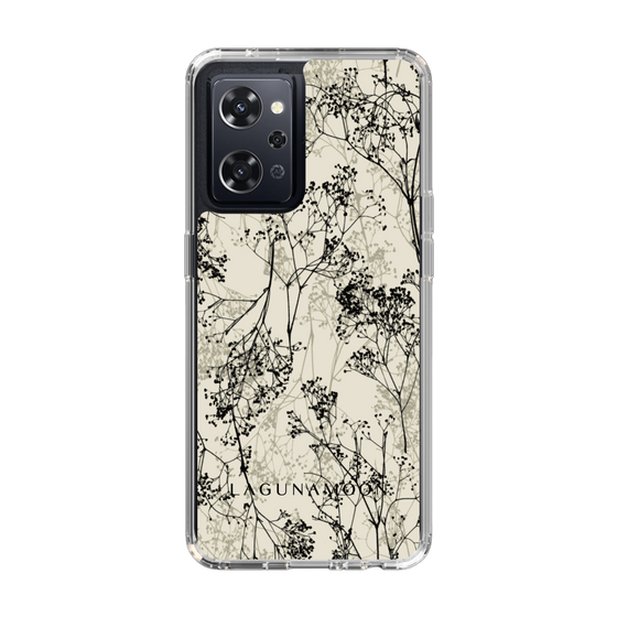 Slim Protection Case［ LAGUNAMOON - Botanical - Beige ］