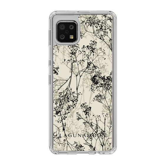 Slim Protection Case［ LAGUNAMOON - Botanical - Beige ］