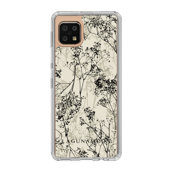 Slim Protection Case［ LAGUNAMOON - Botanical - Beige ］