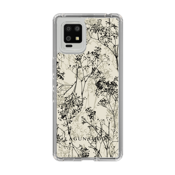 Slim Protection Case［ LAGUNAMOON - Botanical - Beige ］