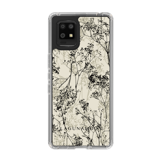 Slim Protection Case［ LAGUNAMOON - Botanical - Beige ］