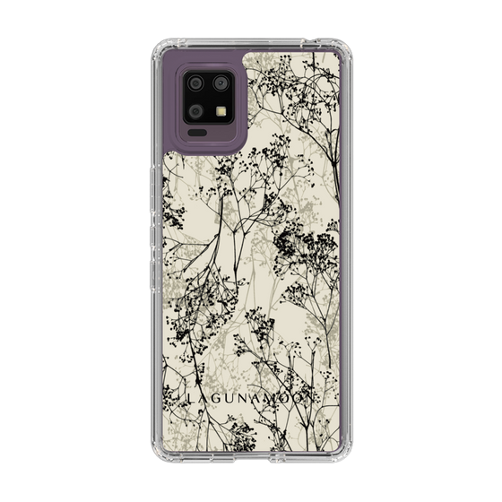 Slim Protection Case［ LAGUNAMOON - Botanical - Beige ］