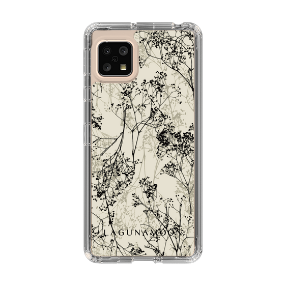 Slim Protection Case［ LAGUNAMOON - Botanical - Beige ］