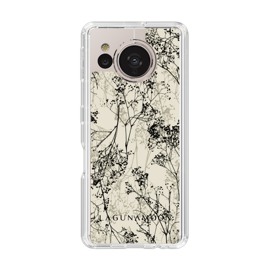 Slim Protection Case［ LAGUNAMOON - Botanical - Beige ］