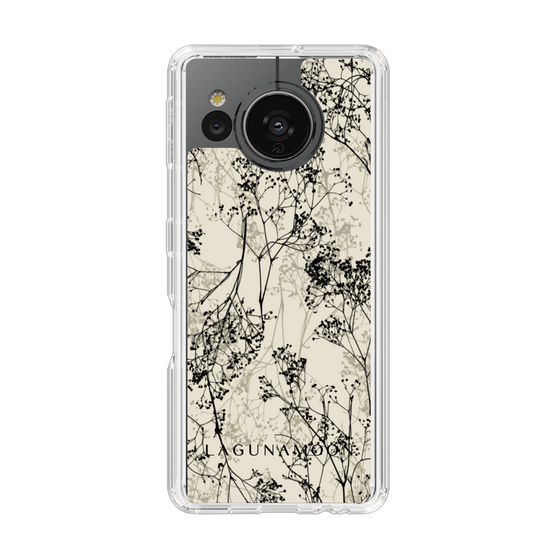 Slim Protection Case［ LAGUNAMOON - Botanical - Beige ］