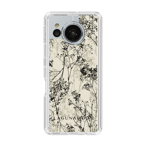 Slim Protection Case［ LAGUNAMOON - Botanical - Beige ］