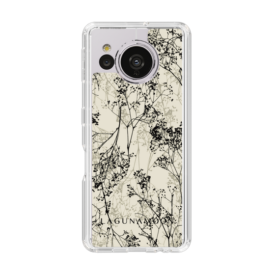 Slim Protection Case［ LAGUNAMOON - Botanical - Beige ］