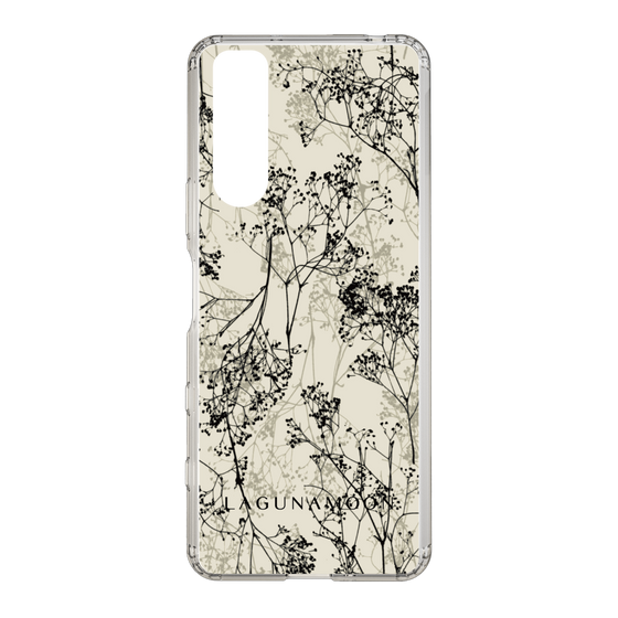 Slim Protection Case［ LAGUNAMOON - Botanical - Beige ］