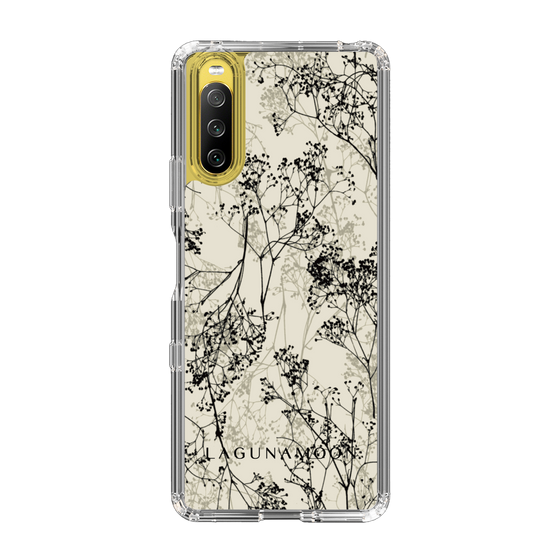 Slim Protection Case［ LAGUNAMOON - Botanical - Beige ］