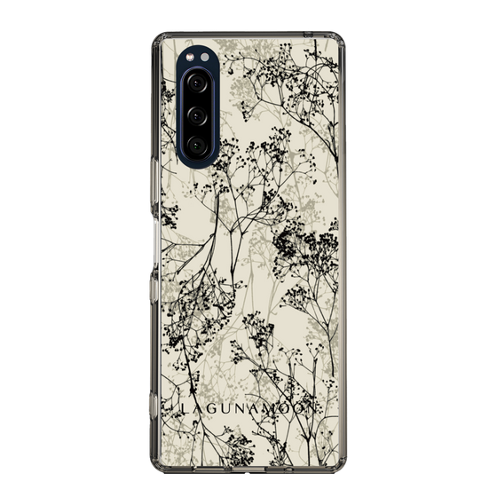 Slim Protection Case［ LAGUNAMOON - Botanical - Beige ］