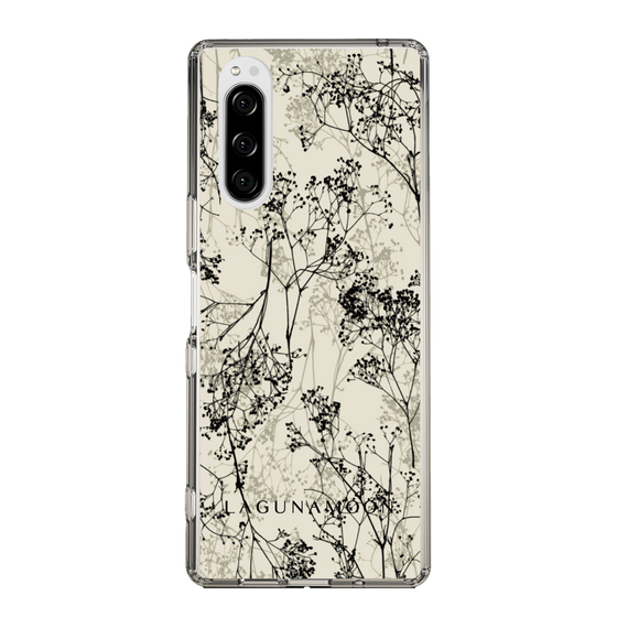 Slim Protection Case［ LAGUNAMOON - Botanical - Beige ］