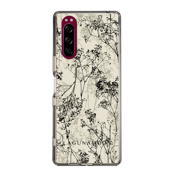 Slim Protection Case［ LAGUNAMOON - Botanical - Beige ］