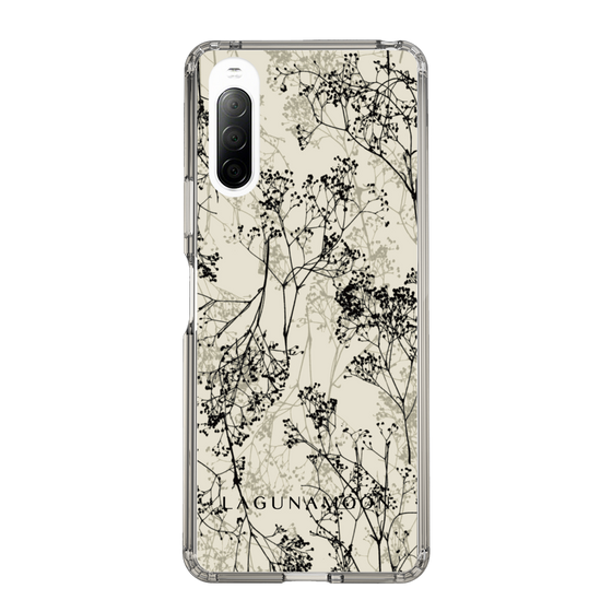 Slim Protection Case［ LAGUNAMOON - Botanical - Beige ］