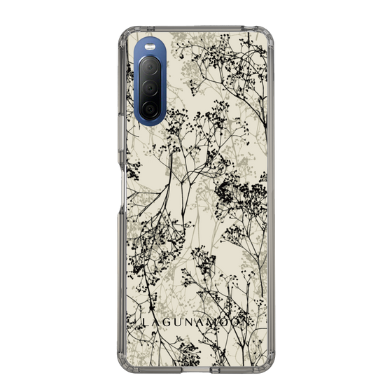 Slim Protection Case［ LAGUNAMOON - Botanical - Beige ］