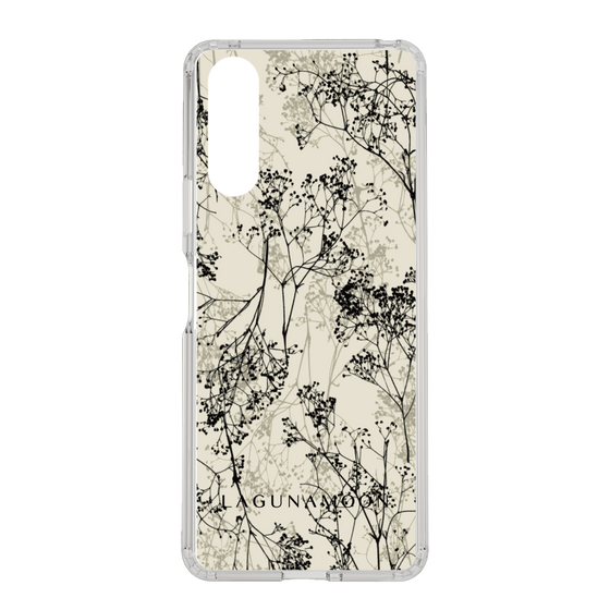 Slim Protection Case［ LAGUNAMOON - Botanical - Beige ］