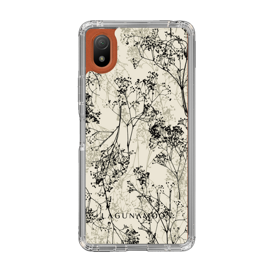 Slim Protection Case［ LAGUNAMOON - Botanical - Beige ］