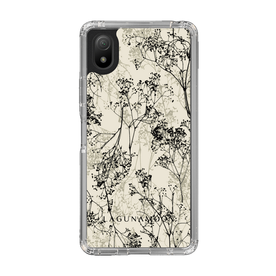 Slim Protection Case［ LAGUNAMOON - Botanical - Beige ］
