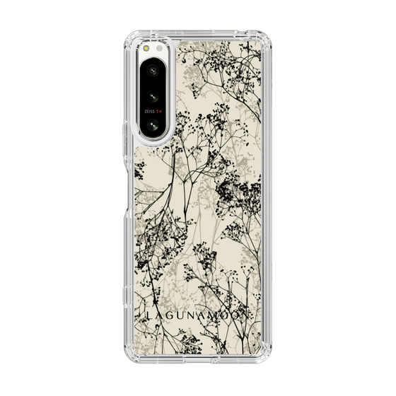 Slim Protection Case［ LAGUNAMOON - Botanical - Beige ］