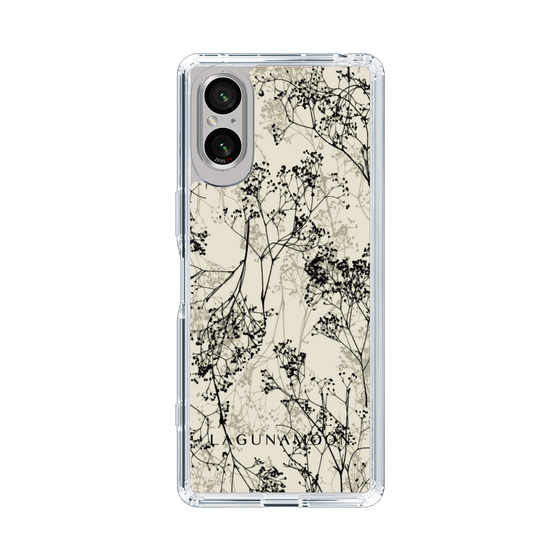 Slim Protection Case［ LAGUNAMOON - Botanical - Beige ］