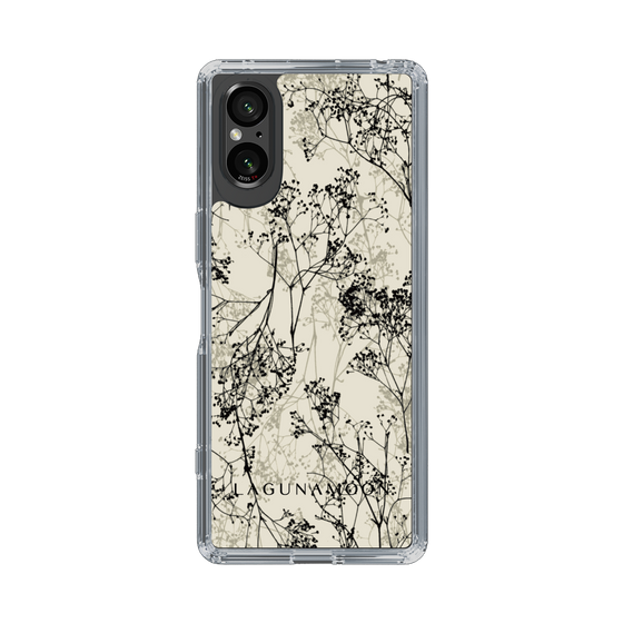 Slim Protection Case［ LAGUNAMOON - Botanical - Beige ］